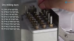 تثبيت رؤوس القطع الجافة YRC-8PRO | برنامج تعليمي خطوة بخطوة #yucera #dentalmillingmachine #shorts