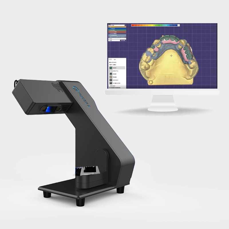 ماسح أسنان YUCERA CAD CAM 3D المسح التلقائي 20s وقت المسح 2 x 3.0MP دقة الكاميرا