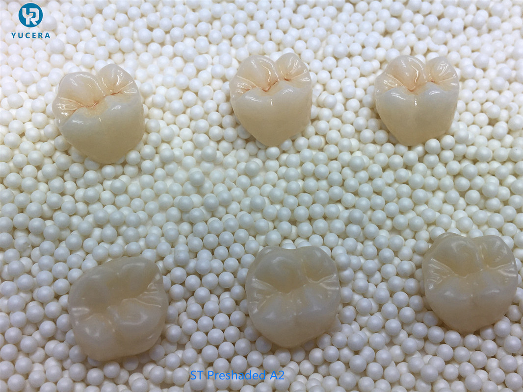 المواد الاستهلاكية لطب الأسنان أقراص الزركونيا للأسنان 98 مم Yucera ST لون أقراص الزركونيا CAD/CAM