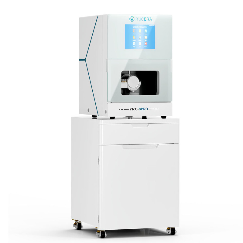 Yucera Dental Lab-Grade Dry & Wet 5-Axis Milling Machine for Full-Arch Implant Bridges