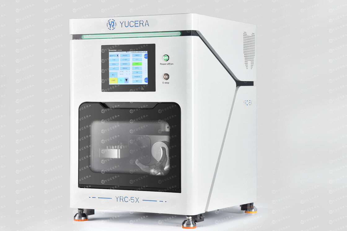 مطحنة أسنان YUCERA YRC-5X ذات 5 محاور ±5 ميكرومتر دقة لدعامات الزرع وقضبان القوس الكامل