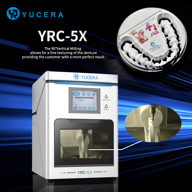 آلة طحن الأسنان Cad Cam من Yucera، الشركة المصنعة، جودة عالية، آلة طحن YRC-5X