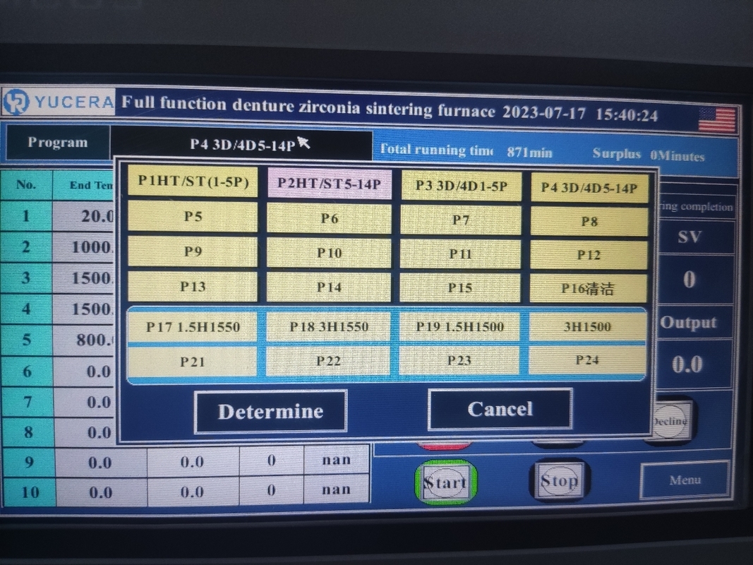 أفضل سعر YUCERA F10+ فرن تلبيد الزركونيا فرن تلبيد معدات مختبر الأسنان لمختبر الأسنان