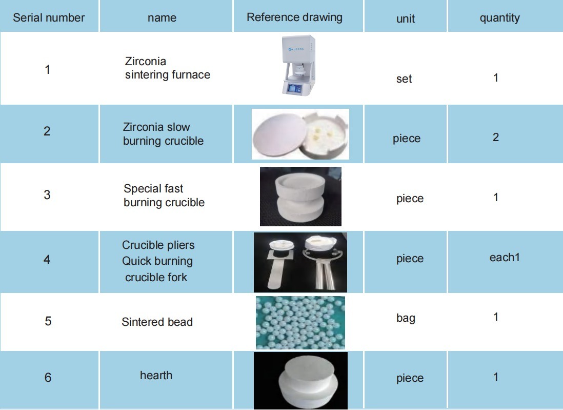 أفضل سعر YUCERA F10+ فرن تلبيد الزركونيا فرن تلبيد معدات مختبر الأسنان لمختبر الأسنان