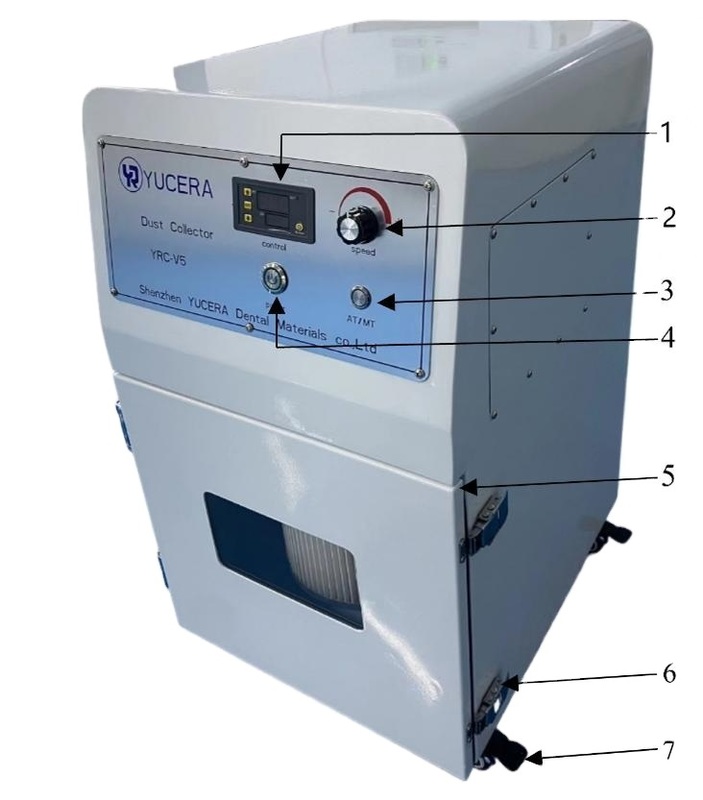 مكنسة كهربائية YUCERA YRC-V5، مكنسة كهربائية محمولة لطب الأسنان، لآلة الطحن CNC لطب الأسنان