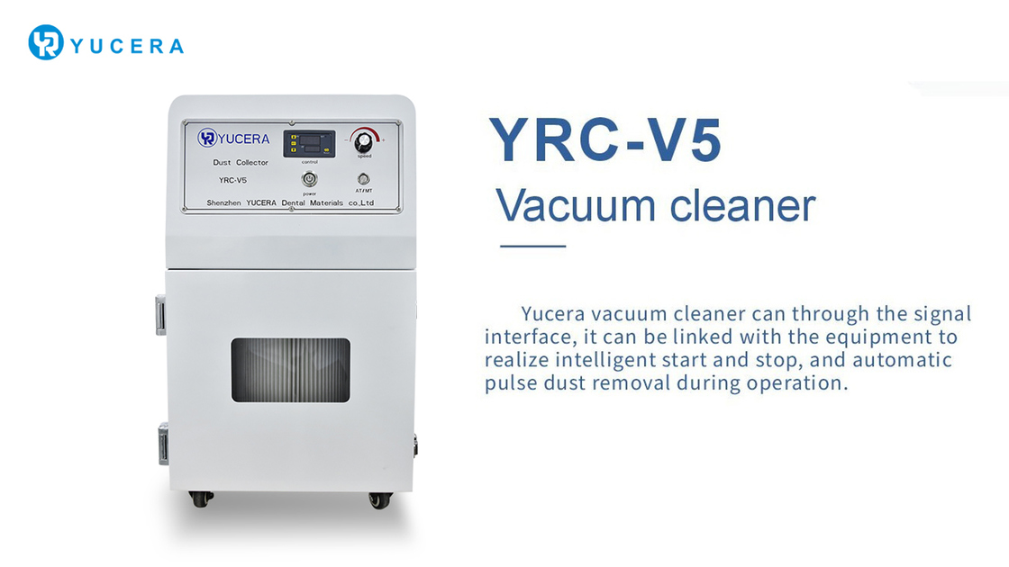 مكنسة كهربائية لجامع الغبار في مختبر الأسنان Yucera V5 للعمل الدقيق