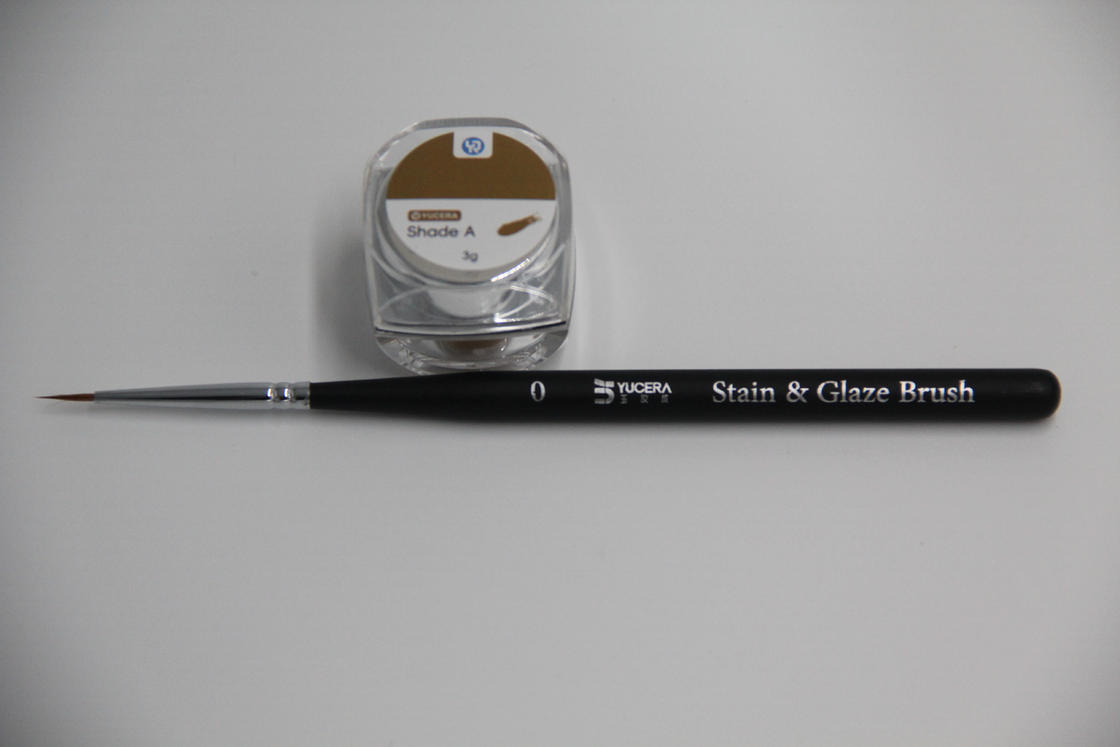 مجموعة تلوين وتزجيج الزيركونيا الخزفية ذات 18 لونًا من Yucera Dental Lab Essentials للأسنان المخصصة