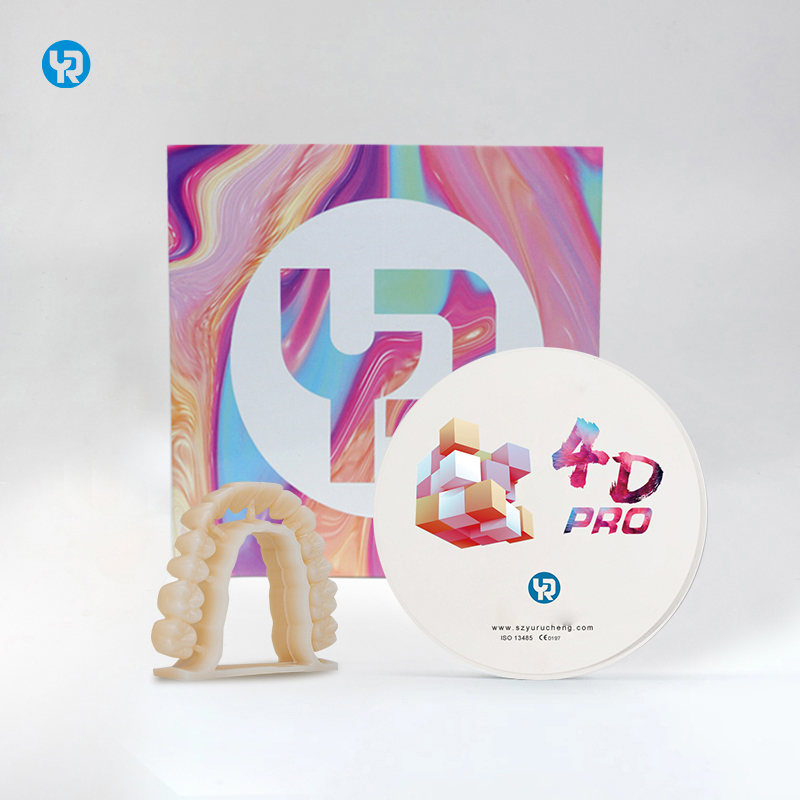 كتل زركونيا YR 98 مم، درجة لون 4D Pro، أسنان اصطناعية، أطقم أسنان لطحن وتلبيد الأسنان