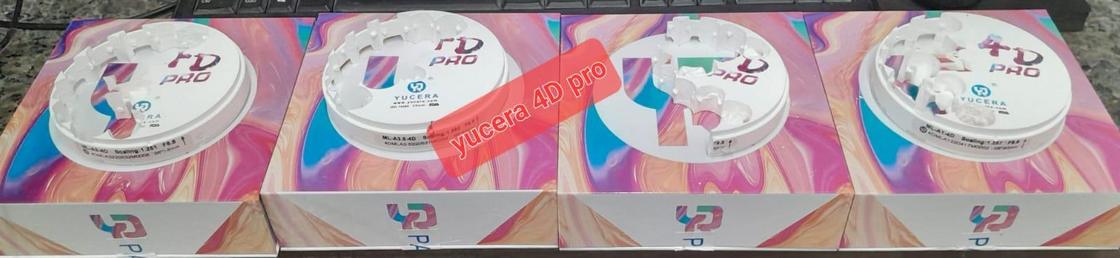 كتلة زركونيا الأسنان Yucera 4D Pro 95mm أبعاد دقيقة مناسبة لمجموعة متنوعة من حلول ترميم الأسنان
