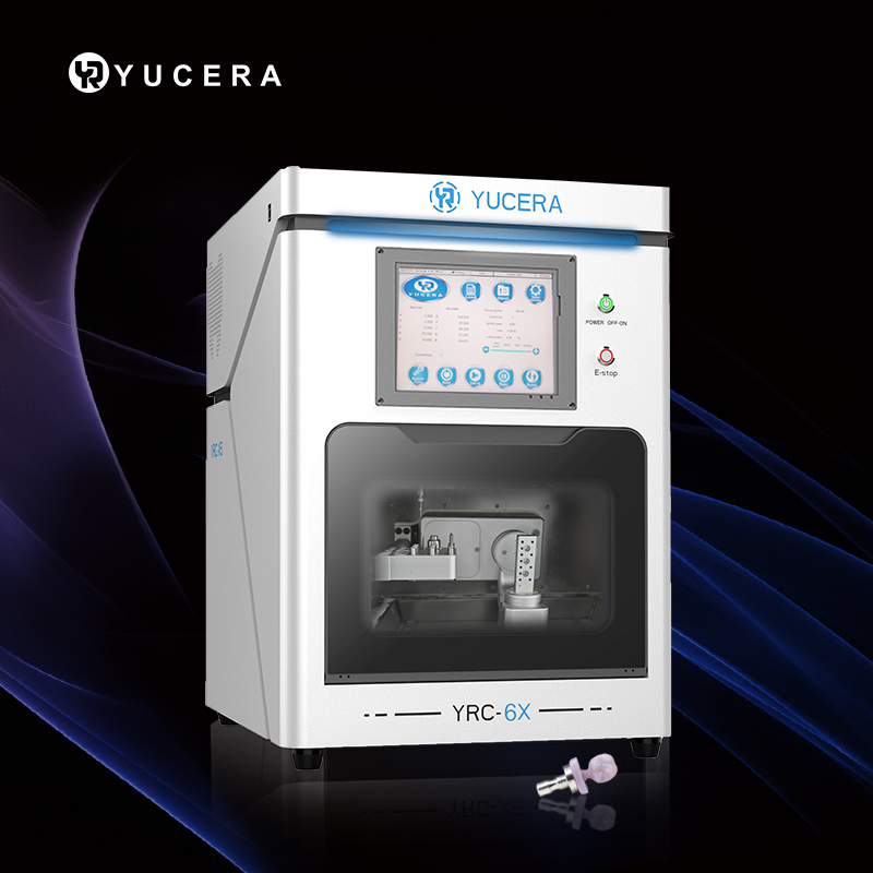 آلة طحن CAD/CAM لطب الأسنان YUCERA YRC-6X | دقة 5 محاور | معتمدة ISO 13485