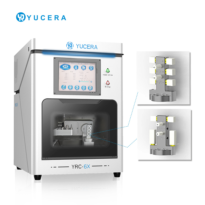 آلة طحن CAD/CAM لطب الأسنان YUCERA YRC-6X | دقة 5 محاور | معتمدة ISO 13485