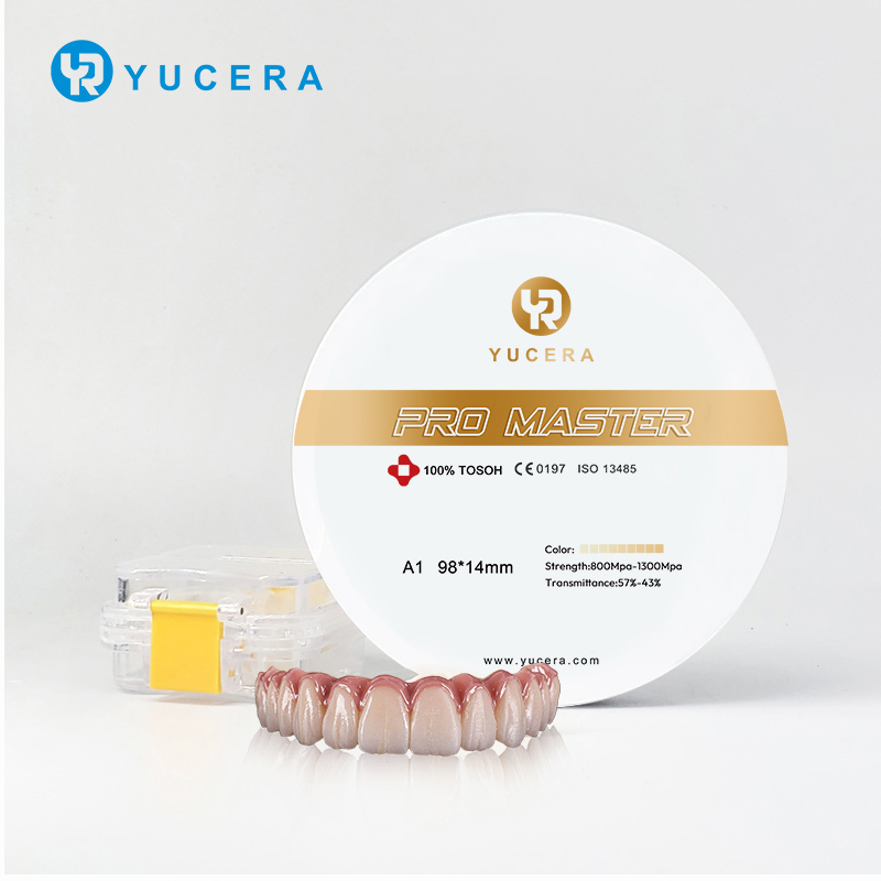 كتل الزركونيا متعددة الطبقات Yucera Pro Master - مصممة للدقة في طب الأسنان باستخدام CAD/CAM