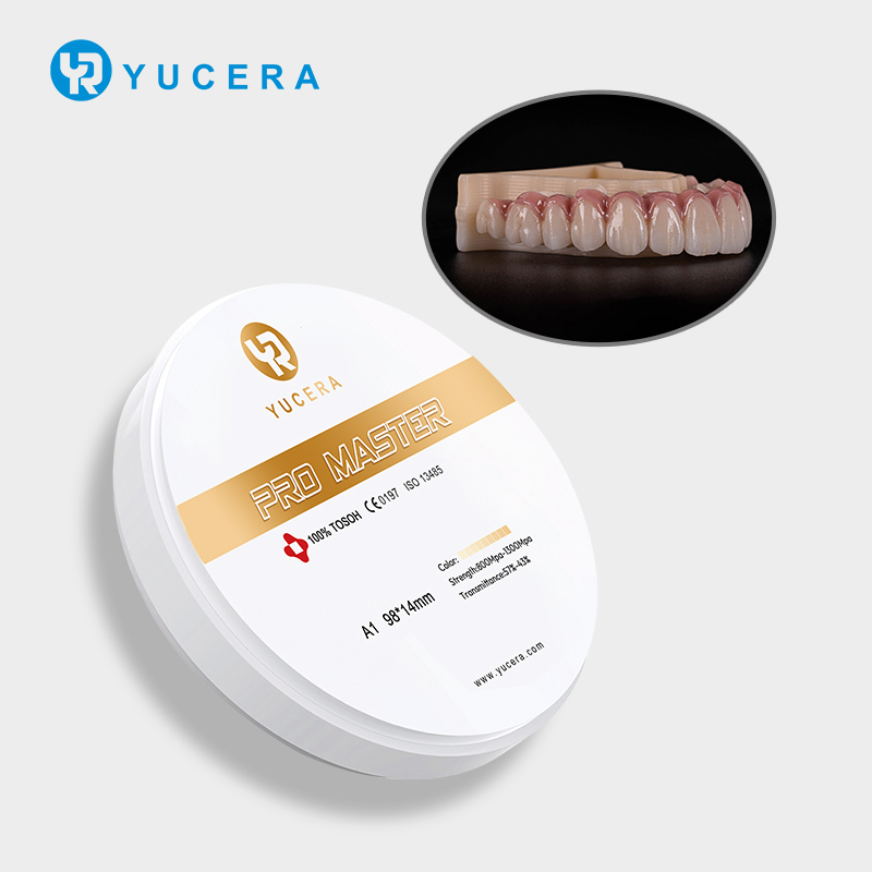 كتل الزركونيا متعددة الطبقات Yucera Pro Master - مصممة للدقة في طب الأسنان باستخدام CAD/CAM