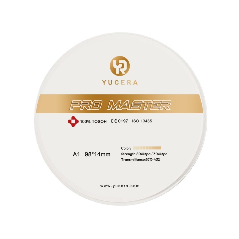 Yucera Pro Master Multilayer Zirconia Blocks - Optimized for Superior Dental Lab Performance