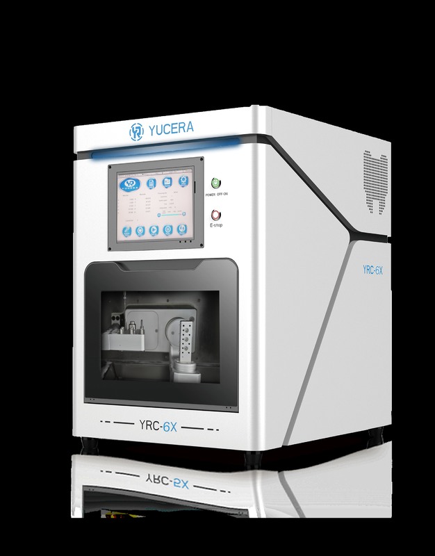 آلة طحن CAD/CAM لطب الأسنان YUCERA YRC-6X ذات 5 محاور | تيتانيوم/سيراميك | ISO 13485